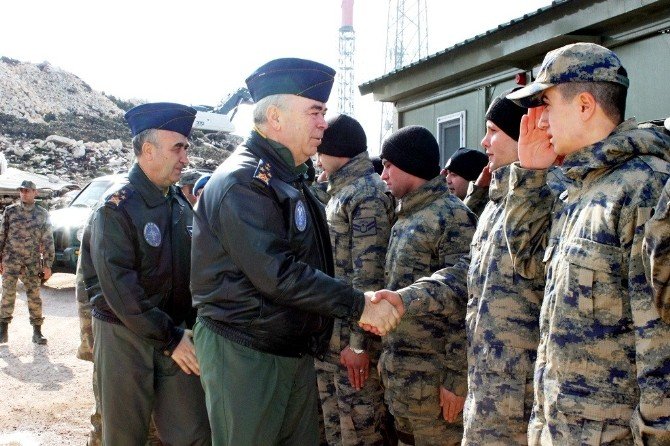 Hava Kuvvetleri Komutanı Ünal’dan, Suriye Sınırındaki Hawk Bataryası’na Ziyaret