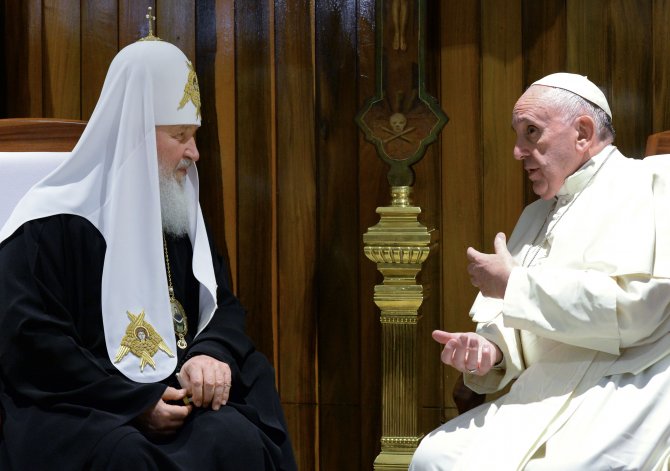 Papa ve Patrik arasında tarihi görüşme