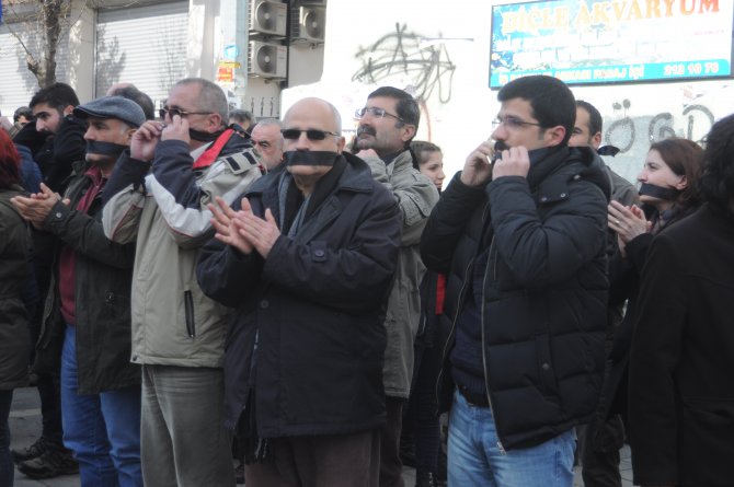 Ankara patlaması ve Cizre olayları 'insan zinciri' ile protesto edildi