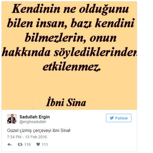 Sadullah Ergin: 'Çıkar konuşunca vicdan susar'