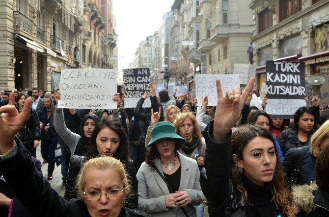 İstanbul Ülkü Ocakları’ndan ’Özgecan Aslan’ Eylemi