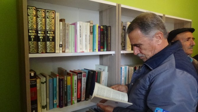 Ülkü Ocakları, Elazığ'da üçüncü köy kütüphanesini açtı