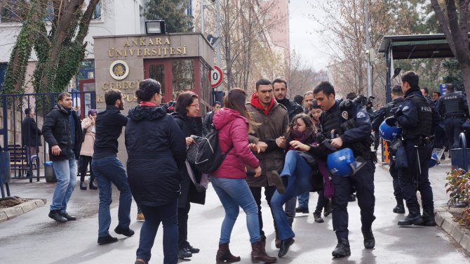 Ankara Üniversitesi’nde müdahale: 15 gözaltı
