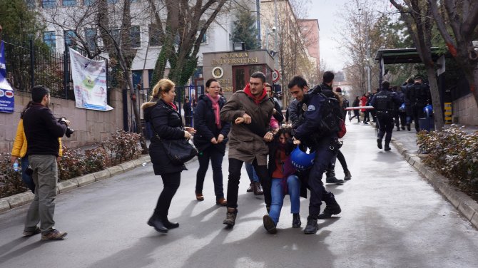 Ankara Üniversitesi’nde müdahale: 15 gözaltı