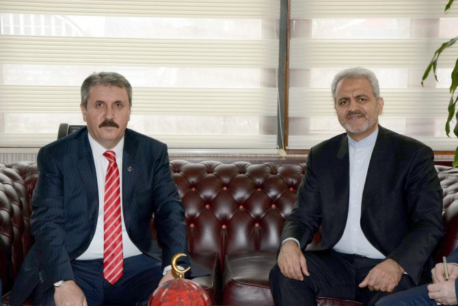 İran Büyükelçisi, BBP Genel Başkanı Destici’yi ziyaret etti