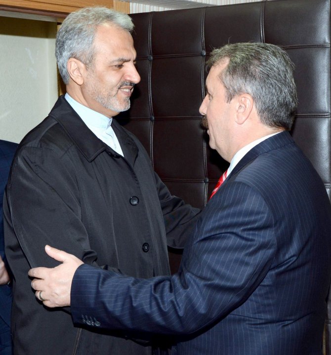 İran Büyükelçisi, BBP Genel Başkanı Destici’yi ziyaret etti