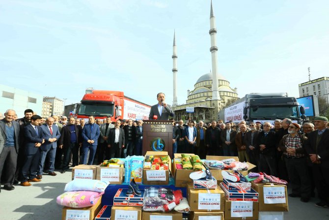 Bağcılar'dan Bayır-Bucak Türkmenlerine yardım eli