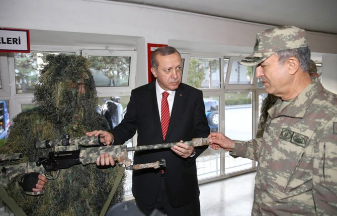 Cumhurbaşkanı Erdoğan Jandarma Komando Özel Asayiş Komutanlığı'nı ziyaret etti