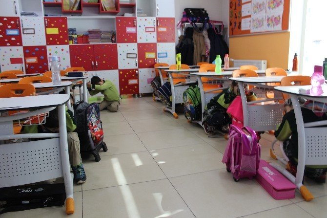 Çamlıca Okulları Deprem Ve Yangın Tatbikatı Yaptı