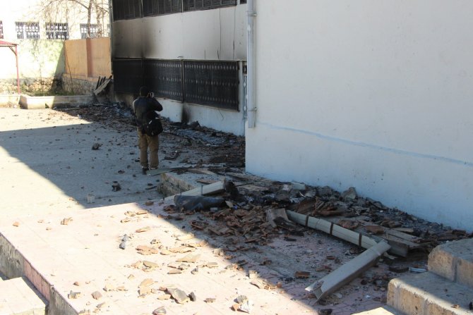 Nusaybin´de 2 okul binası yakıldı