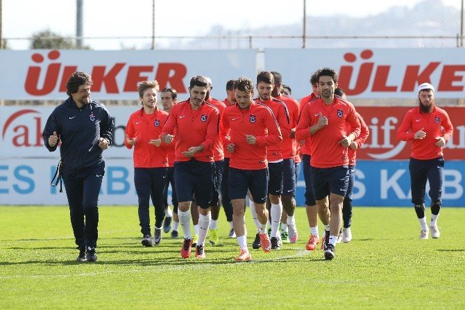 Trabzonspor, Galatasaray Maçı Hazırlıklarını Sürdürdü