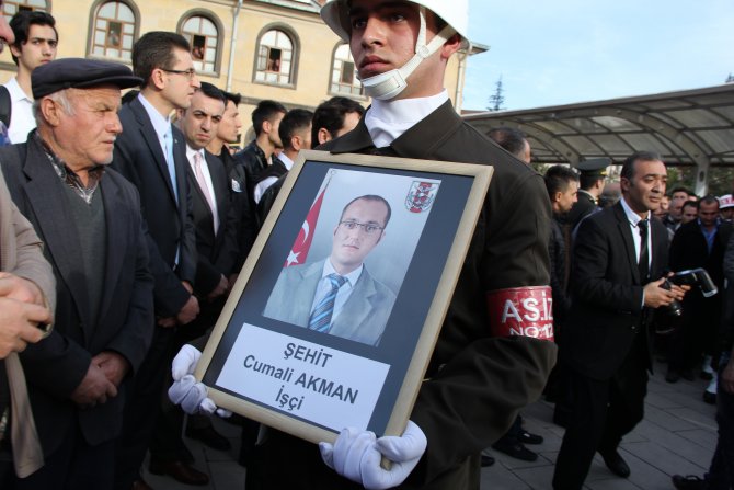 Ankara saldırısında şehit olan Akman, son yolculuğuna uğurlandı