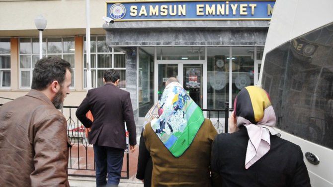 Samsun'da gözaltına alınanlar hastaneye götürüldü