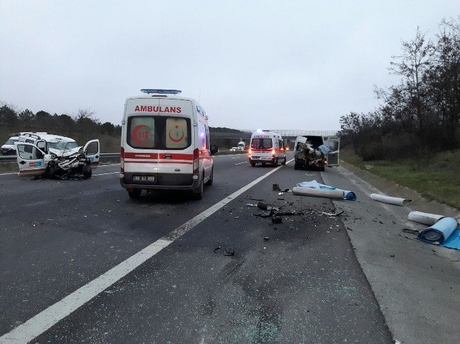 TEM Otoyolu’nda Trafik Kazası: 3 Yaralı