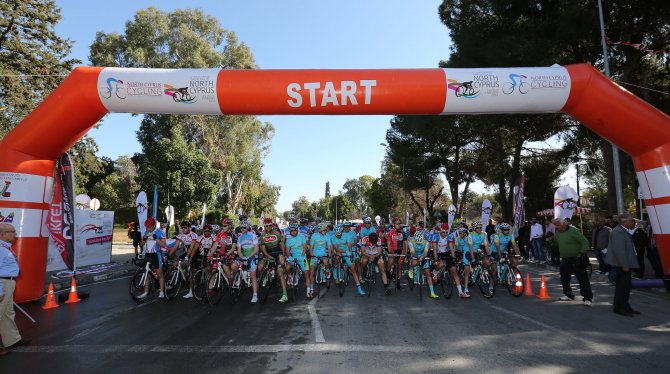 1. Uluslararası Kuzey Kıbrıs Bisiklet Turu start aldı