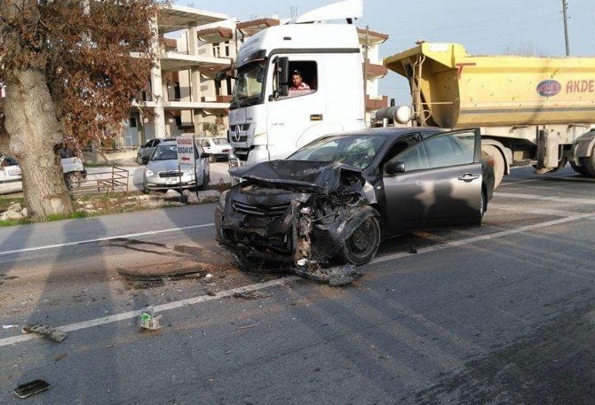 Manavgat’ta Trafik Kazası
