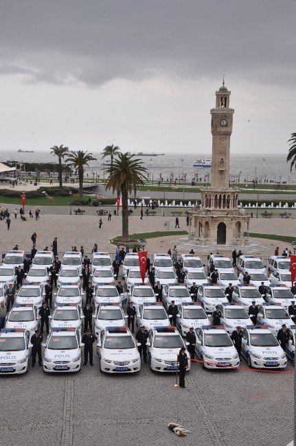 İzmir Emniyetinde 160 Yeni Araç Hizmete Girdi