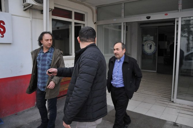 Samsun'daki operasyonda gözaltına alınanlar sağlık kontrolüne götürüldü