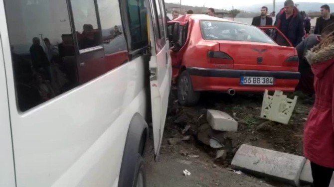 Samsun’da Trafik Kazası: 7 Yaralı