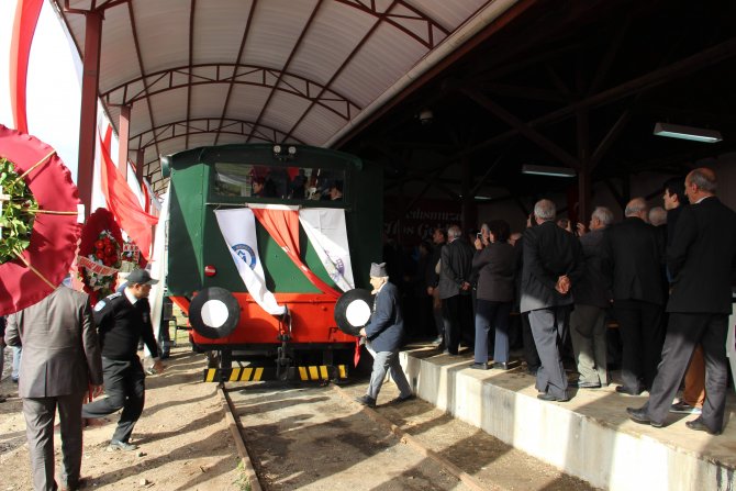 Nazilli'nin tarihî 'Gıdı Gıdı Treni' yeniden hizmete girdi