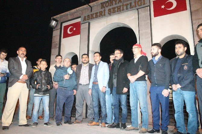 Konya’da Ankara Ve Diyarbakır’daki Terör Olaylarına Tepki