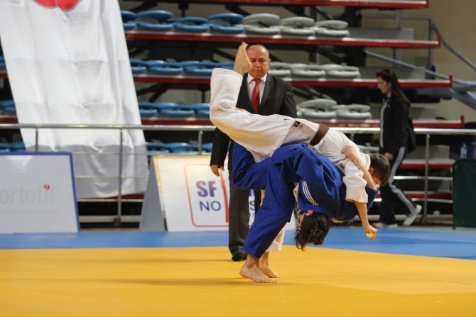 Genç judocular Sakarya’da mindere çıktı
