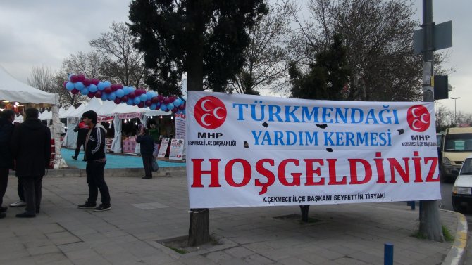 MHP’den Bayırbucak Türkmenlerine yardım kermesi