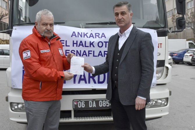 Halk otobüsçüleri, bir günlük gelirlerini Bayırbucak Türkmenleri’ne bağışladı