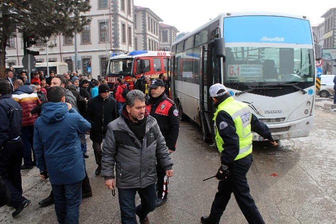 Erzurum’daki Trafik Kazaları MOBESE’de