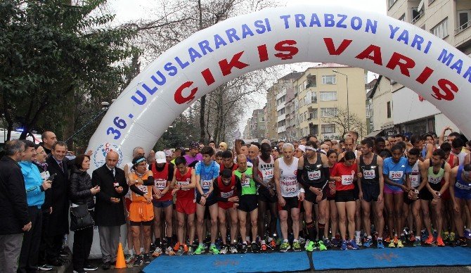 36. Trabzon Uluslararası Yarı Maratonu Koşuldu