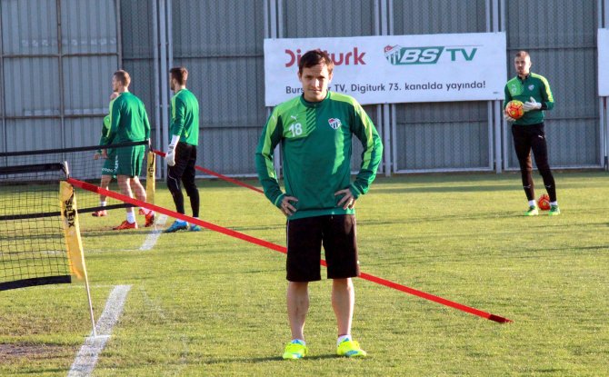 Bursaspor, Eskişehirspor maçının hazırlıklarına başladı