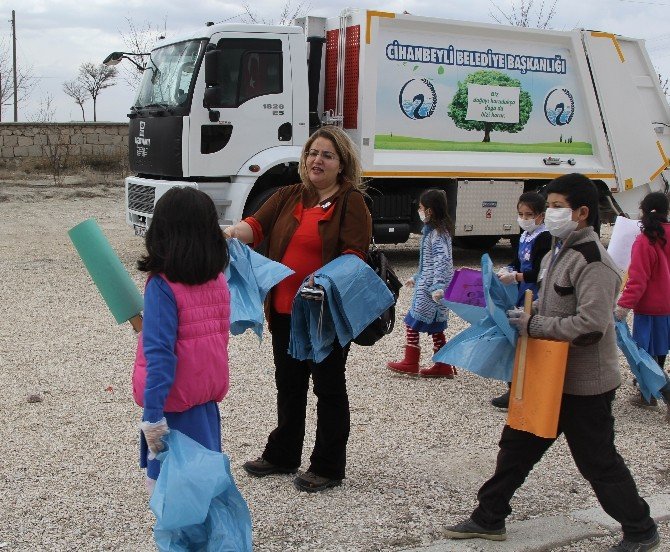 Cihanbeyli’de "Çevremizi Temiz Tutalım" Projesi