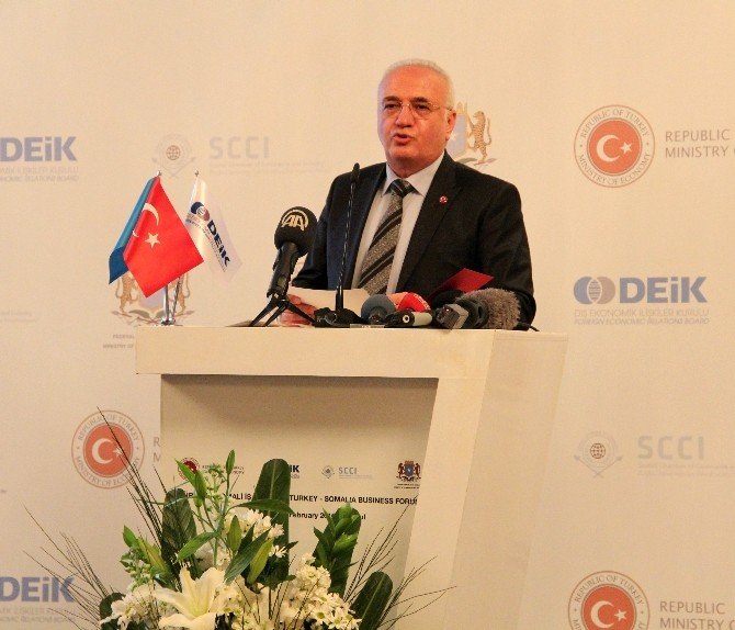 Ekonomi Bakanı Elitaş Türkiye-somali İş Forumu’na Katıldı