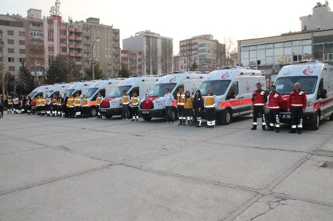Adıyaman’da 8 Yeni Ambulans Hizmete Girdi