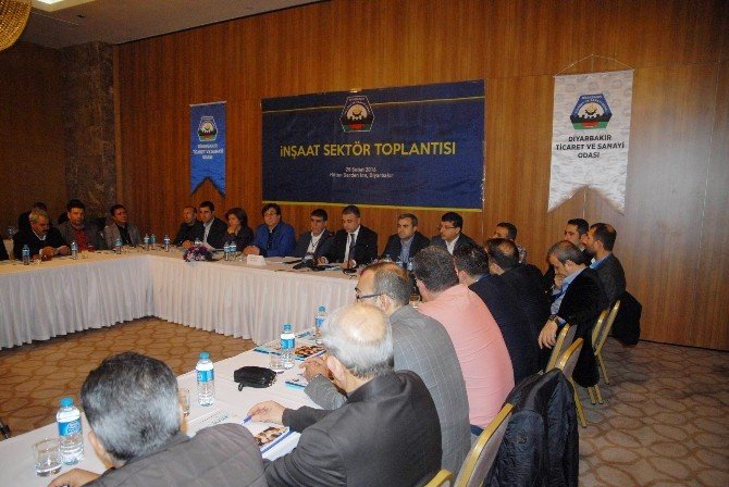 Diyarbakır’da İnşaat Sektör Toplantısı Gerçekleştirildi