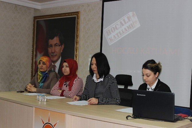 AK Parti Kadın Kolları Hocalı Katliamını Kınadı