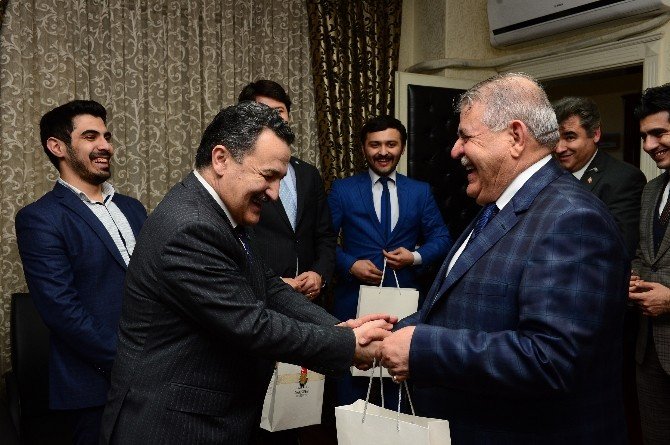 Başkan Mahçiçek, Azeri Milletvekilini Konuk Etti