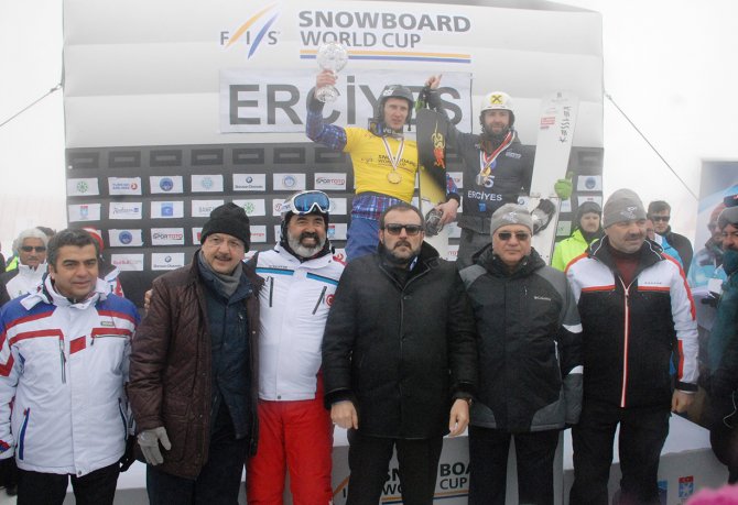 Erciyes, Snowboard Dünya Şampiyonasına ev sahipliği yaptı
