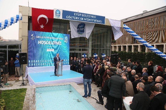Eyüp Belediyesi Göktürk Ek Hizmet Binası Törenle Açıldı