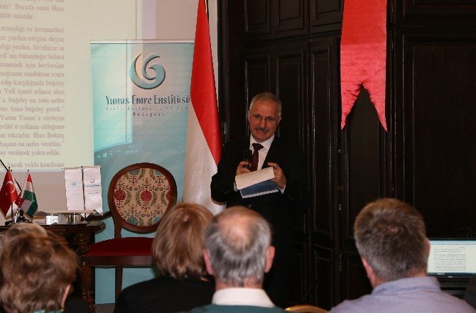 TDK Başkanı Kaçalin’den Budapeşte’de Yunus Emre Söyleşisi