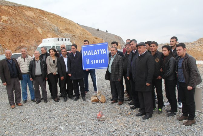 CHP'den, Malatya-Adıyaman arasında 'il sınırı' eylemi