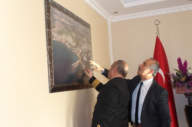 Sahil Güvenlik Komutanlarından Başkan Culha’yı Ziyaret