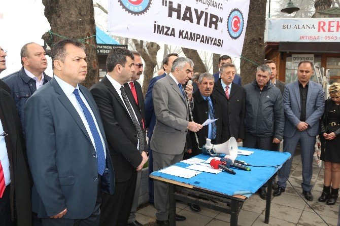 Türk-iş, Kiralık İşçiliğe Karşı İmza Kampanyası Başlattı