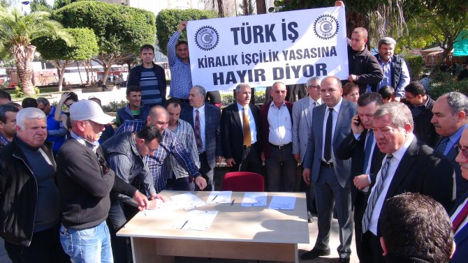 Türk İş Bölge Temsilcisi Gülnar: İşçileri de kaosa zorlamasınlar