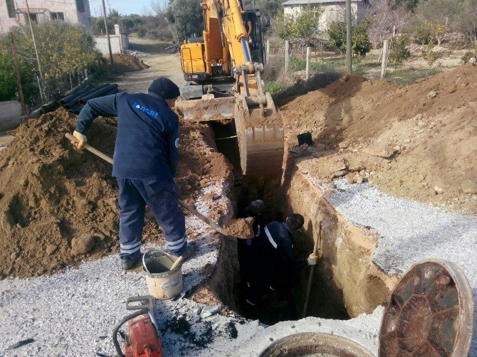 Manavgat’ta Kanalizasyonsuz Sokak Kalmıyor