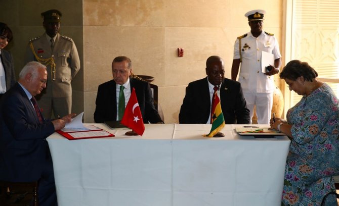 Türkiye ve Gana arasında anlaşmalar imzalandı