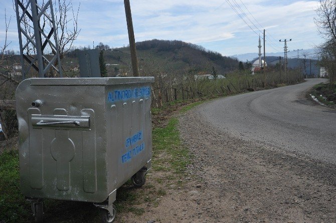 Altınordu’da Kırsal Alanda Çöp Toplamaya Başlandı