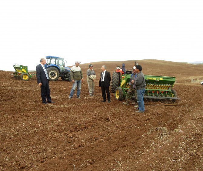 Mera Islah Projesi'nde tohum ekimi gerçekleştirildi
