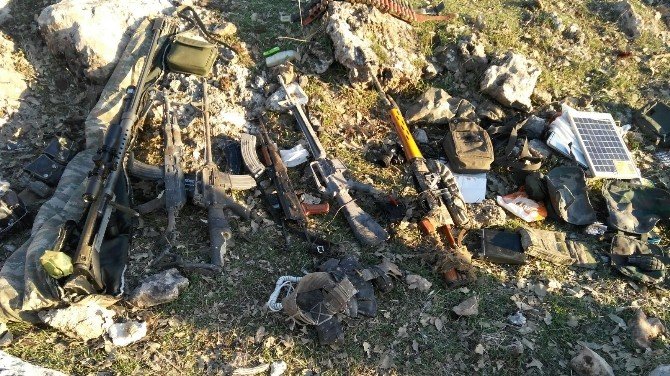 Dargeçit’te Etkisiz Hale Getirilen 8 Terörist İle Birlikte Çok Sayıda Silah Ele Geçirildi