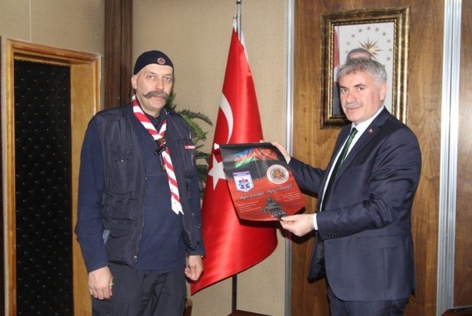 Türkiye İzcilik Federasyonu’ndan Başkan Memiş’e Ziyaret